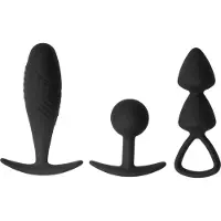 Rimba Basel Anal Fantasy Medium Buttplug-kit - Zwart