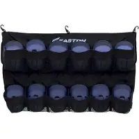 Easton - Honkbal - MLB - Softbal - Materiaaltas - Team Hanging Helmet bag - Voor 12 Helmen - Zwart - One Size