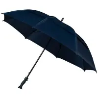 Falcone Stormparaplu extra sterk donkerblauw 130 cm - Paraplu's