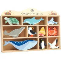 Tender Leaf Toys Holzspielzeug - Meerestiere - Mehrfarbig - - One Size - Spielzeugtiere