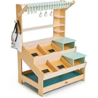 Tender Leaf Toys Houten Speelgoed - Marktkraam - - OneSize - Speelkeukens