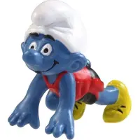 Schleich Smurf sprinter - Rennende smurf - - Speelfiguurtje - 5,5 cm