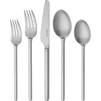 Sola - New Dutch - Bestekset 6 persoons - 50 delig - Zilverwit Edelstaal 18/10 - Hoogwaardig RVS