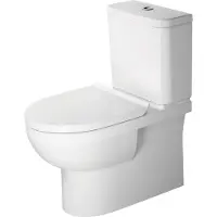 Duravit Duoblokpot no.1 zonder reservoir 400x39x36.5 cm wit