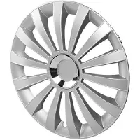 Proplus wieldoppen 4 st meridian 16'' zilverkleurig