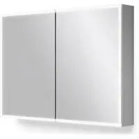 Maxaro Spiegelkast met Verlichting Lento 100x70cm - Stopcontact & USB - Badkamer Spiegelkast | Spiegelkast Badkamer | Spiegelkast met Verlichting