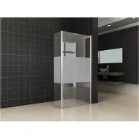 Wiesbaden zijwand + hoekprofiel 300x2000 10mm NANO gedeeltelijk matglas