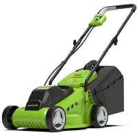 Greenworks 2516107, grasmaaier met wielen, 520 m², 33 cm, 2,5 cm, 7,5 cm, 260 m²