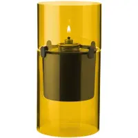 Stelton Windlicht Lucie Amber