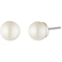 Ralph Lauren Oorbellen zilver / parelwit