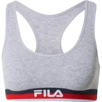 FILA - Woman Bra Elastic Band - Dames Top - L - Grijs