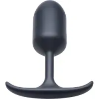 Vuxen - Siliconen Buttplug met Metalen Gewicht - 4 maten L