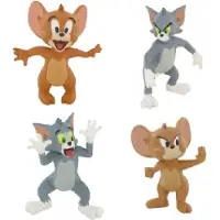 Tom and Jerry Tom & Jerry - speelset 4 stuks - 7 cm - kunststof