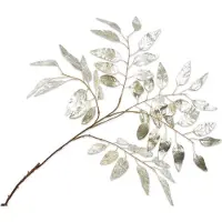 Silk-ka Kunstbloem-Zijde Bloem Eucalyptus Tak Zilver 106 cm