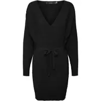 Vero Moda Gebreide jurk zwart