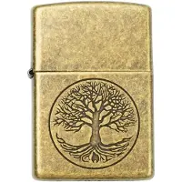 Zippo 201FB Tree of Life 60005187 brons, aansteker