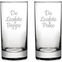 Fusion Gegraveerde longdrinkglas 28,5cl De Leafste Pake-De Leafste Beppe