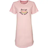 Irresistible Dames Nachthemd - Watermeloen - Licht Roze - Maat L