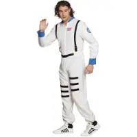 Boland Astronauten kostuum luxe (wit en zwart, 50/52)