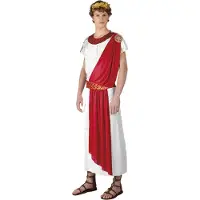 Boland Roman kostuum Nero (wit en rood, 50/52)