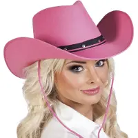 Boland - Hoed cowboy Wichita roze Roze - 59 - Volwassenen - Unisex - Cowboy - Indiaan - Festival