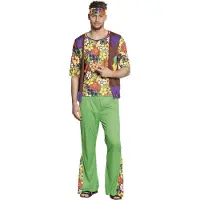 Boland Hippie kostuum man woodstock