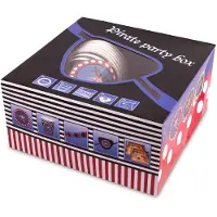 Folat Feestpakket Red pirate (rood, zwart en goud)