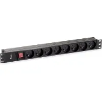 Equip 333285 19 Inch Rack-stekkerdoos 8 Stopcontacten
