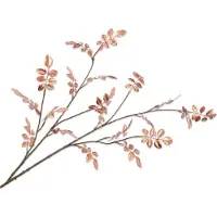 Silk-ka Kunstbloem-Zijde Bloem Bladtak Koper 119 cm