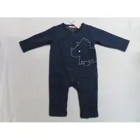 Noukie'S - Combi - Sweat - Blauw - Dino - Jongen - 12 maand 80