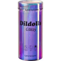 Love to love - Siliconen Dildo Glitzy - Roze Glitters
