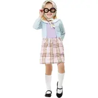 Smiffys - Toddler Old Lady Kinder Kostuum - Kids tm 4 jaar - Multicolours