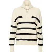 Vero Moda Trui 'Saba' crème / zwart