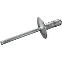 Goebel - 500 x Multi-Grip blindklinknagels (Ø x L) 4 x 12 mm - Alu Aluminium AlMG 2,5 / Staal verzinkt - Grote kop - MULTI - 7772140120 - Popnagel