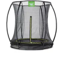Exit Silhouette inground trampoline ø183cm met veiligheidsnet - zwart