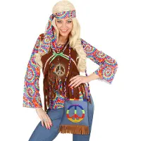 Widmann Handtas hippie peaceteken