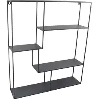 Loft42 Wally Wandrek Rechthoek - Metaal - Mat Zwart - 80x70x15