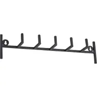 Jax Design Kapstok Hook 5 haken | Jax Design metaal zwart 10x10x40 cm wandkapstokken | NADUVI