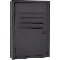 Loft42 Keys Sleutelkastje - Metaal - Mat Zwart - 30x20x6,5