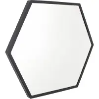 Jax Design Wandspiegel Seattle | Jax Design metaal zwart 50x58x3 cm wandspiegels | NADUVI