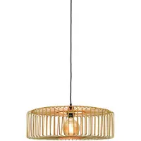 Good&Mojo Bamboe LED Hanglamp Bromo | 1X E27 Max 40W | Natural/Black
