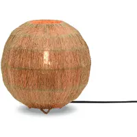 Good&Mojo Landelijke tafellamp Iquazu Ø25 cm naturel bamboe