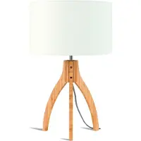 Good&Mojo Bamboe LED Tafellamp Annapurna | 1X E27 Max 40W | White