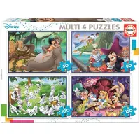 Educa Puzzel 4 in 1 Disney Classic 18105