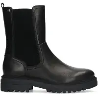 No Stress Zwarte leren chelsea boots | Maat 38