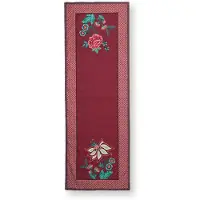 Pip studio Tafelloper Flower Festival Dark Pink-50 x 150 cm