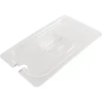 HorecaTraders Plastic deksel GN 1/2 met lepeluitsparing
