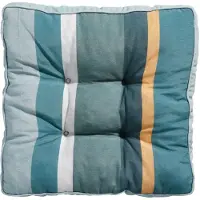Madison Florance Zitkussen - Stripe Green - 47x47 - Groen