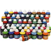 A-Color Acrylverf – Verschillende Kleuren – Acrylaatverf – Acrylic paint – Hobbyverf – Knutselen en Verven – Sneldrogend – 57x500 ml