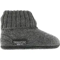Bergstein Cozy pantoffel Grijs Jongens/Meisjes Wol Effen - maat 20